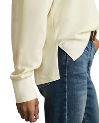 Isobel Overhead Ribbed Knit Shirt