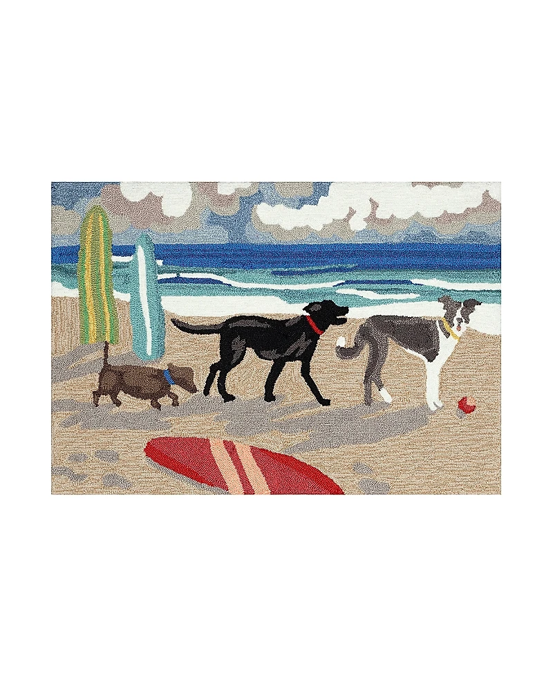 Liora Manne Frontporch Dog Beach Area Rug