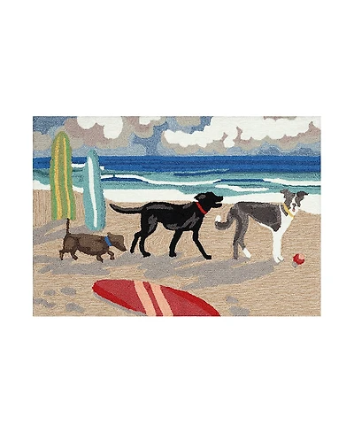 Liora Manne Frontporch Dog Beach Area Rug