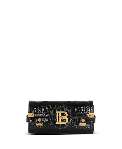 Balmain Women's B-Buzz Pouch 23 Leather Clutch