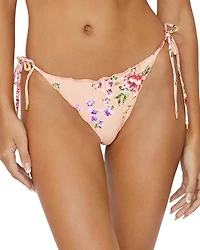 Lettuce Edge Side Tie Bikini Bottom