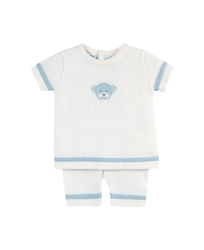 Feltman Brothers Boys' Knit Teddy Bear Set - Baby, Little Kid