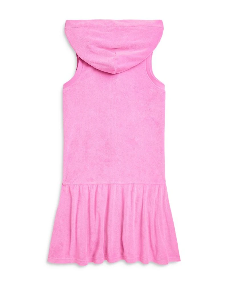 Girls' Hooded Terry Cover-Up - Big Kid