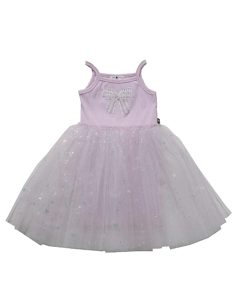 Petite Hailey Girls' Isabel Bow Tutu Dress - Baby, Little Kid, Big Kid