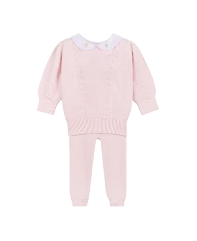 Feltman Brothers Girls' Detailed Collar Knit Set - Baby, Little Kid