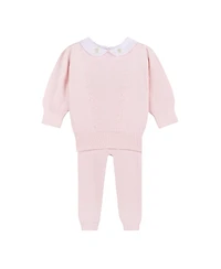 Feltman Brothers Girls' Detailed Collar Knit Set - Baby, Little Kid