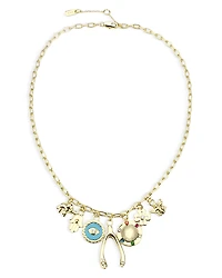 Aqua Good Luck Necklace, 18 - Exclusive