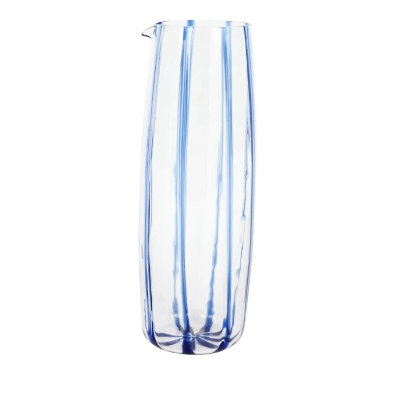 Nuovo Stripe Blue Pitcher