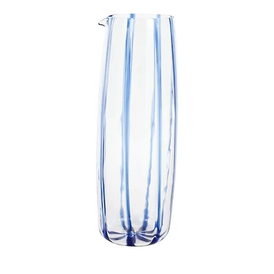 Nuovo Stripe Blue Pitcher
