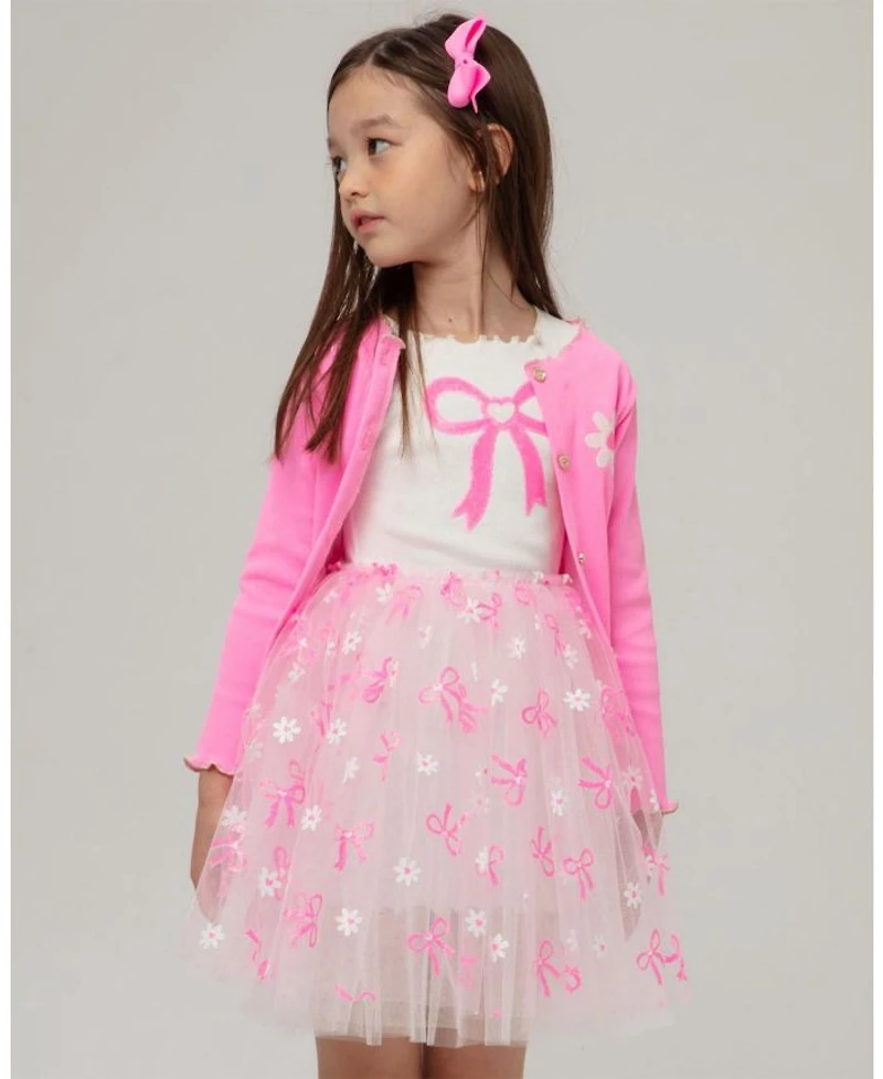 Girls' Flower Cardigan - Baby, Little Kid, Big Kid