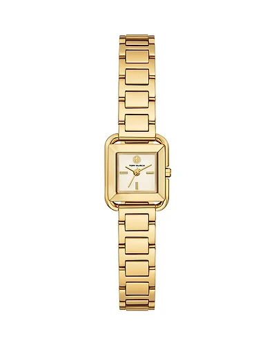 Tory Burch The Small Kira Square Stainless Steel Watch