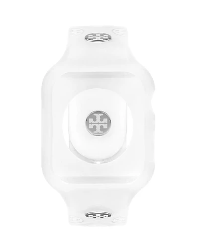 T Monogram White Silicone Band for Apple Watch, 41mm