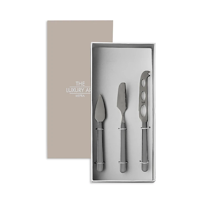 Mepra Fantasia Vicuna 3 Piece Cheese Knife Set