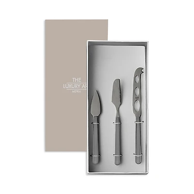 Mepra Fantasia Vicuna 3 Piece Cheese Knife Set