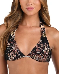 L'Agence Annabelle Jungle Triangle Bikini Top