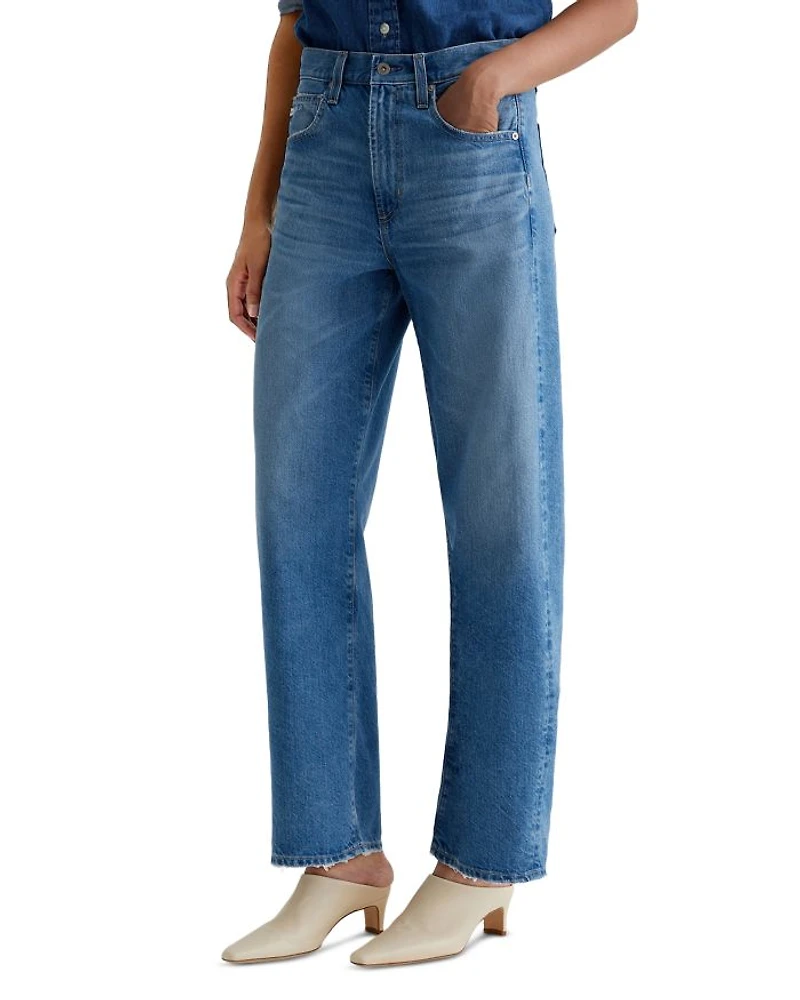 High Rise Barrel Leg Jeans Flashback