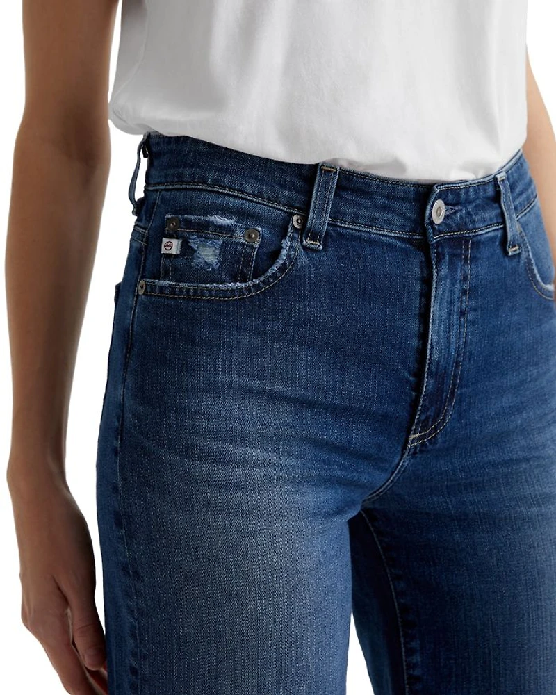 Mid Rise Cropped Wide Leg Jeans 7 Years LA Jolla