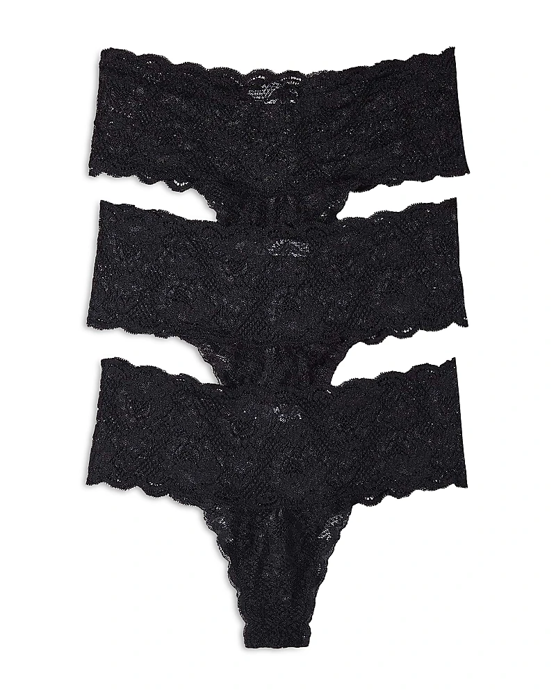 Cosabella Never Say Never Mid-Rise Thongs, Set of 3