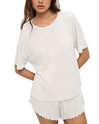 Eberjey Pointelle Sleep Tee
