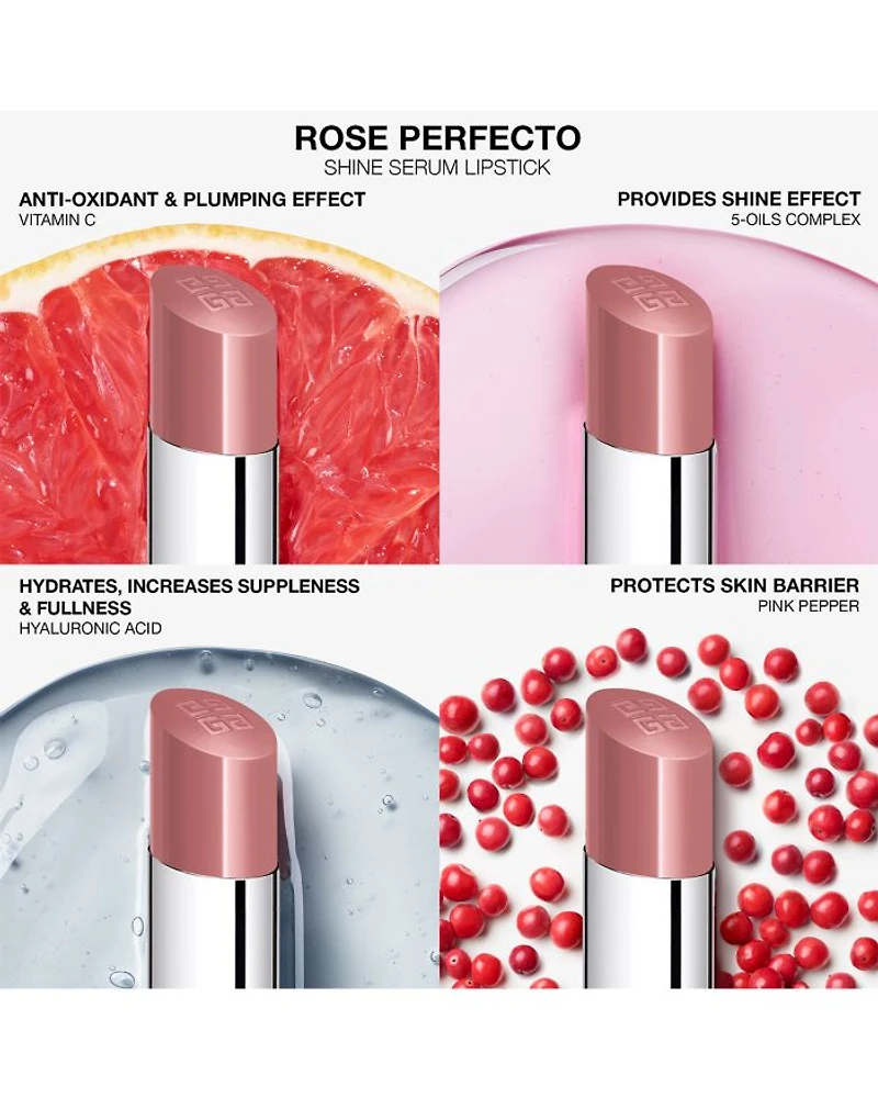 Rose Perfecto Shine Serum Lipstick 0.11 oz.