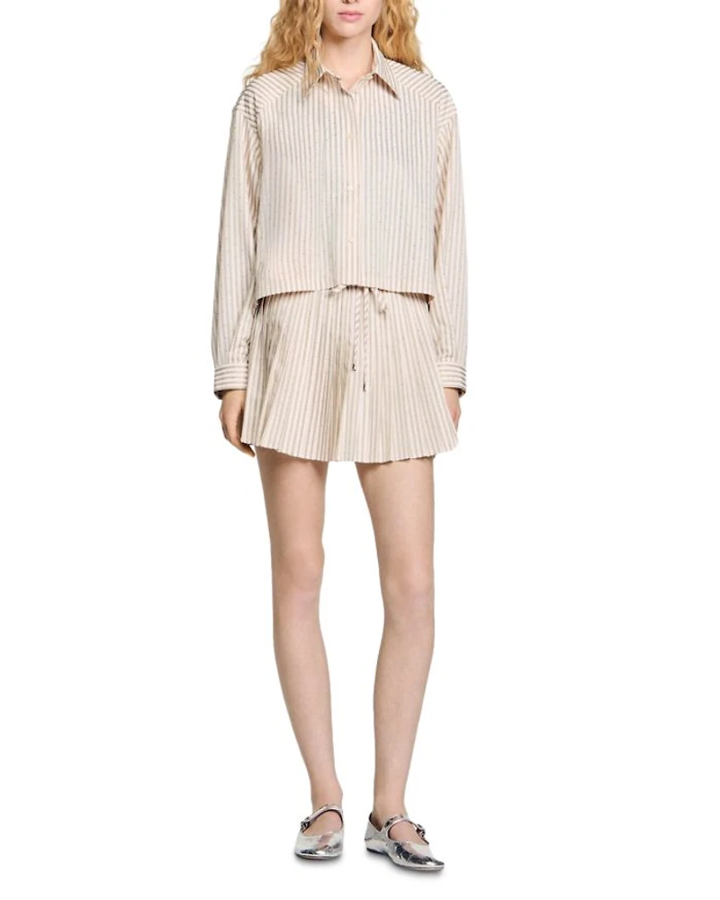 Striped Rhinestone Shirt