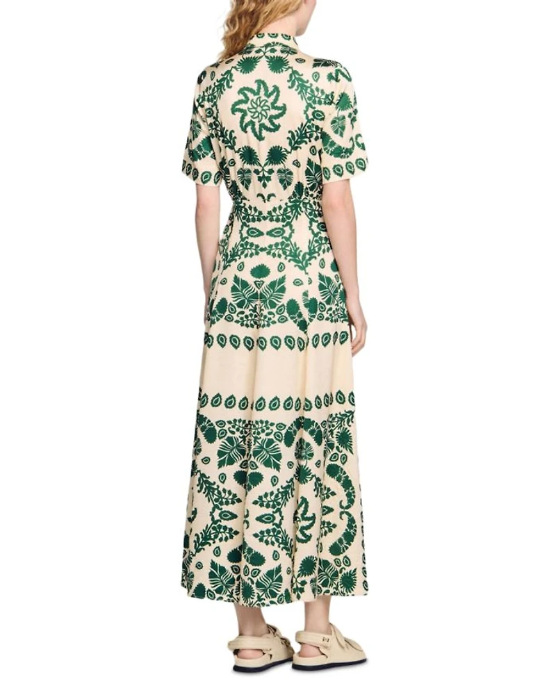 Floral Print Maxi Dress