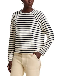 Loopback Franny Stripe Sweatshirt