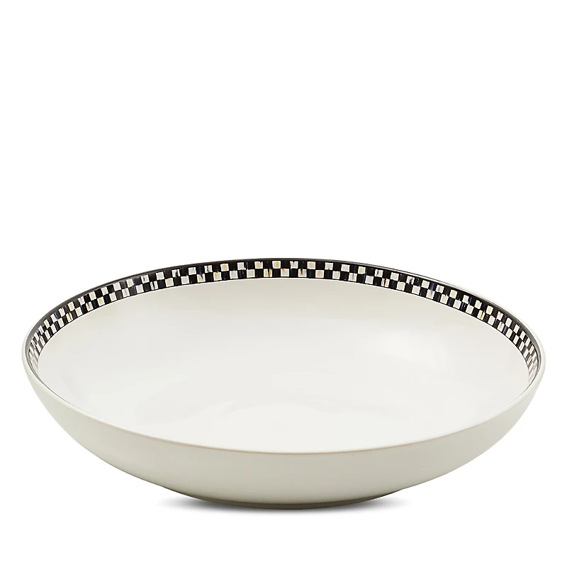 Mackenzie-Childs Courtly Check Everyday Serving Bowl