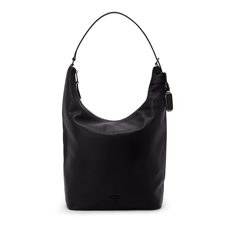 Tumi Voyageur Evora Large Leather Hobo Tote Bag