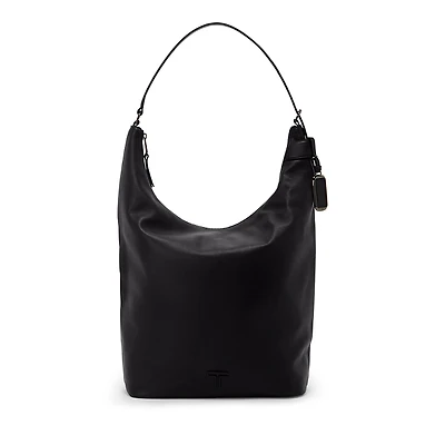 Tumi Voyageur Evora Large Leather Hobo Tote Bag