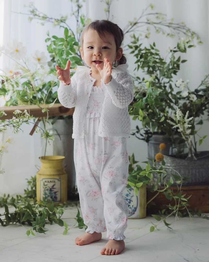 Girls' Pointelle Cardigan Sweater - Baby