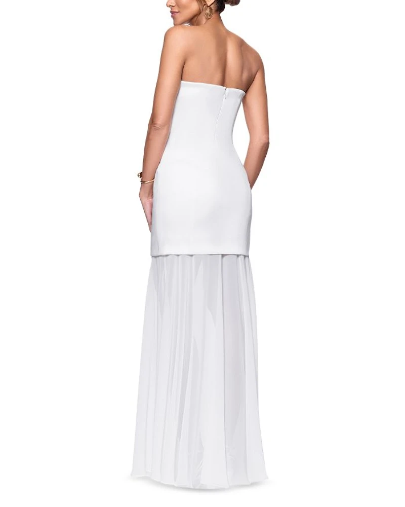 Mikado Strapless Gown - Exclusive