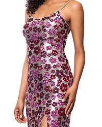 Floral Sequin Dress - Exclusive