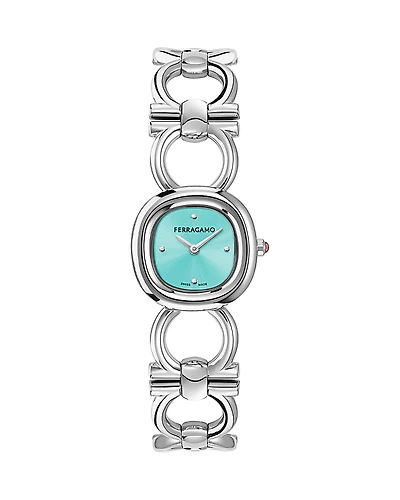 Ferragamo Double Gancini Watch, 25mm