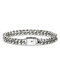 Curb Chain Bracelet in Sterling Silver
