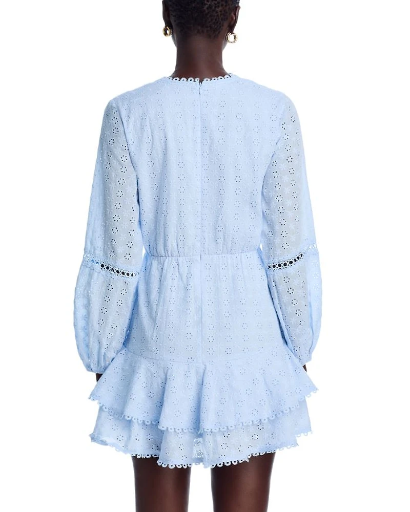 Eyelet Mini Dress - Exclusive