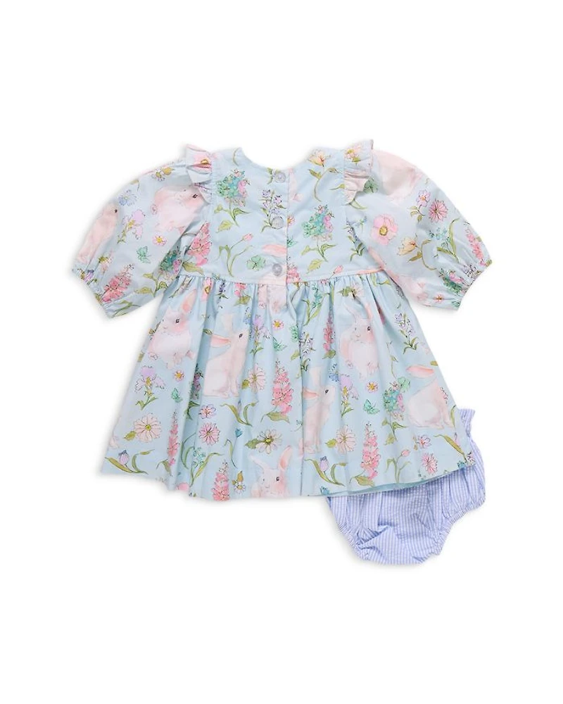 Girls' Brooke Botanical Bunnies Dress Set - Baby