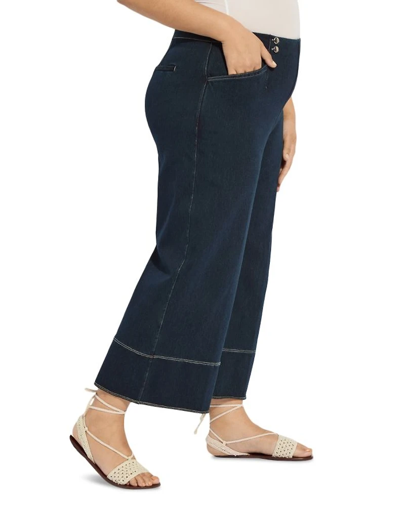 Dion Sailor Palazzo Jeans Indigo