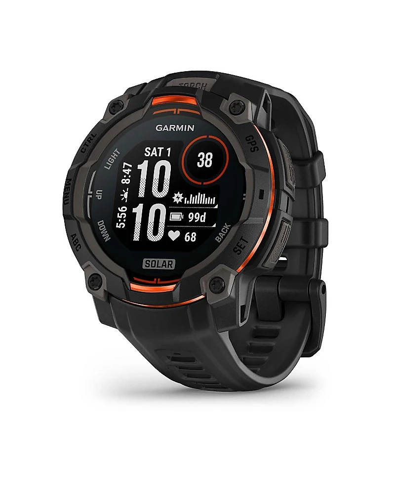 Garmin Instinct 3 Solar Smartwatch, 45mm