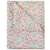 Coco & Wolf Liberty Fabric Betsy Candy Floss Print Flat Top Sheet