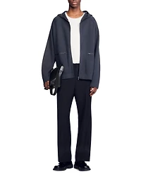 Hooded Zip Cardigan