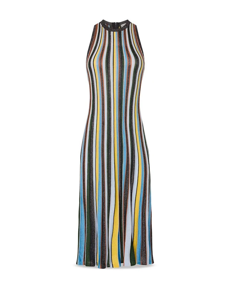 Striped Sleeveless Dress