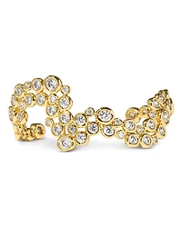 Alexis Bittar Asterales Cubic Zirconia Wave Cuff Bracelet