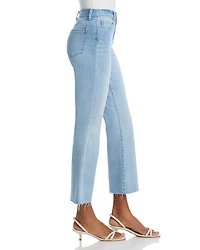 Kendra High Rise Cropped Flare Jeans Dorian