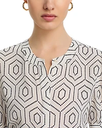 Ruched Sleeve Blouse
