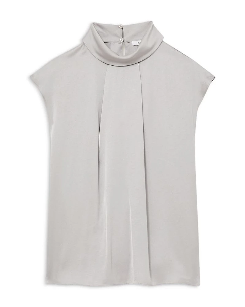 Dania High Neck Shell Top