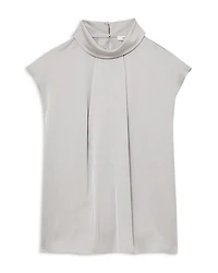 Dania High Neck Shell Top