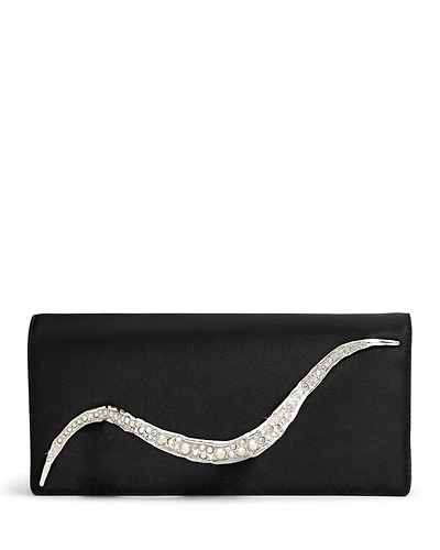 Crystal Curve Side Handle Clutch