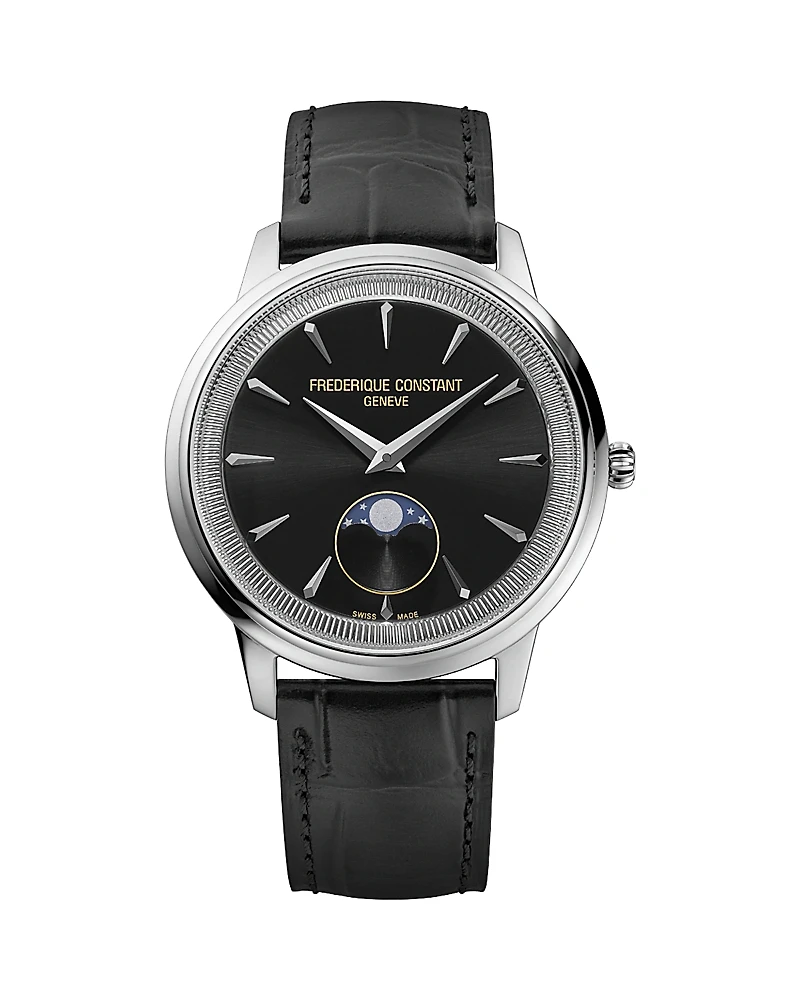 Frederique Constant Moneta Moonphase Watch