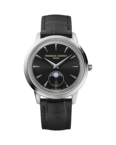 Frederique Constant Moneta Moonphase Watch